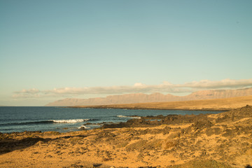 Fototapeta na wymiar sea view at Atlantic coast