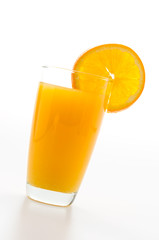 Orange juice glass