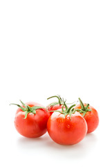 Tomato isolated on white