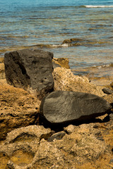 Fototapeta na wymiar stones at the beach