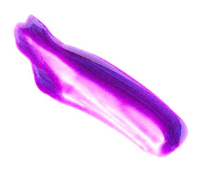 Purple nail polish