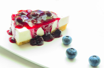 Blueberry chesse pie