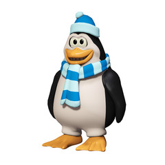 3d cartoon penguins