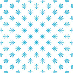 Seamless sea pattern with hand wheels