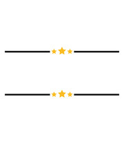 2 Sterne Linien