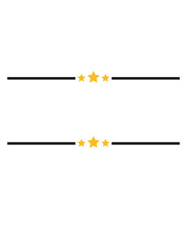 2 Sterne Linien