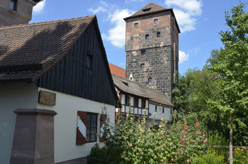 Henkerhaus und Wasserturm, Nürnberg