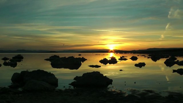 Mono Lake, Sonnenaufgang, Zeitraffer, USA