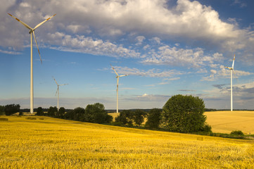 Turbiny wiatrowe,Niemcy © Mike Mareen
