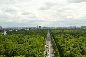 Fototapeta premium over Berlin