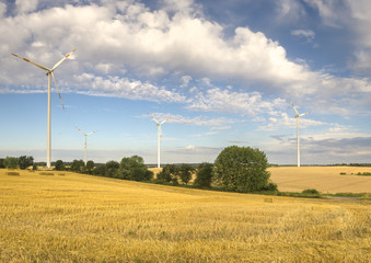 Turbiny wiatrowe,Niemcy © Mike Mareen