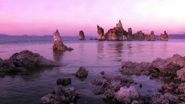 Mono Lake, Abend, evening, USA