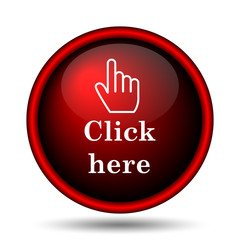 Click here icon