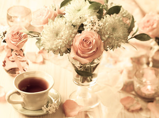 Autumnal table setting