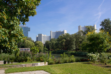 Donaupark Wien mit Unocity