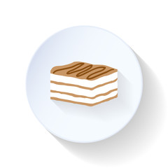 Cake flat icon