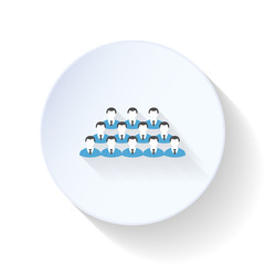 Audiences flat icon