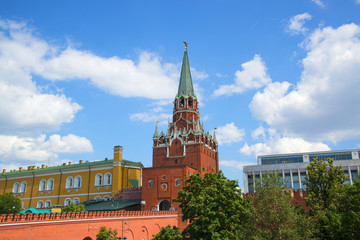 Кремль, Александровский сад, Москва