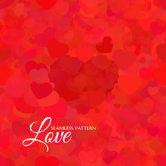 Love seamless pattern