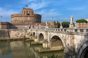 Fototapeta na wymiar Castel Sant'Angelo, Rome, Italy