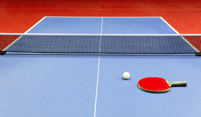 Table tennis - racket, ball, table © TTstudio