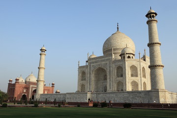 Das Taj Mahal in Agra Indien