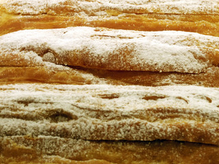 frosted eclair pastry shop