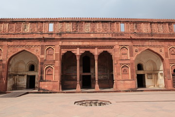Das Rote Fort in Agra Indien
