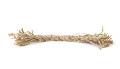 rope on a white background
