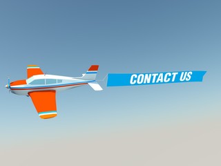 Plane with banner