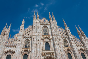 Fototapeta premium Duomo di Milano, Cathedral of Milano, Italy