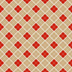 Seamless pattern with diamonds. Vector background.