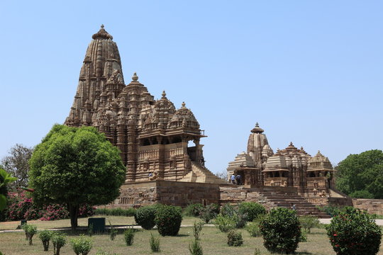 Die Tempelstadt Khajuraho in Indien
