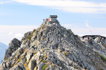 立山雄山山頂