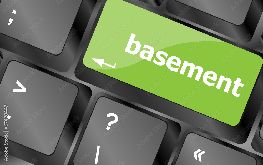 Poster basement message on enter key of keyboard