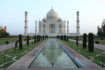 Das Taj Mahal in Agra Indien