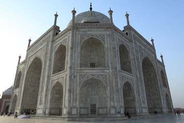 Das Taj Mahal in Agra Indien