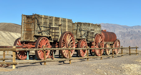 Fototapeta na wymiar Harmony Borax Works, Death Valley