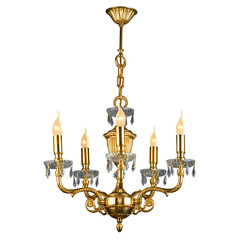 Fototapeta na wymiar Vintage chandelier isolated on white with clipping path