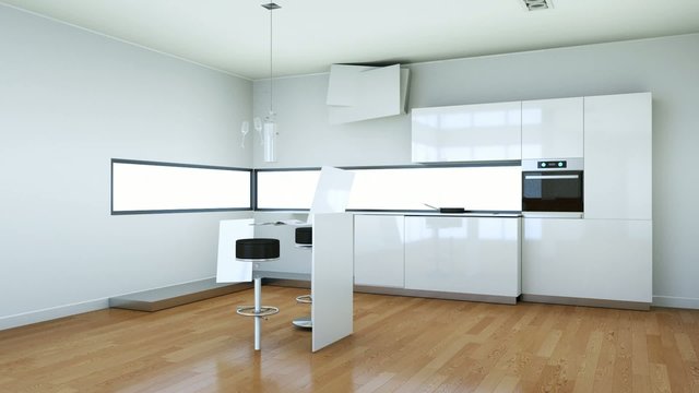 animated Kitchen Interior Design