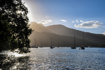 Sunset in a Island Bay