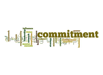 Commitment word cloud