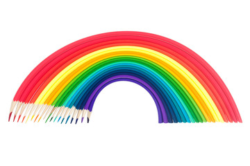 The set of pencils warped as a rainbow