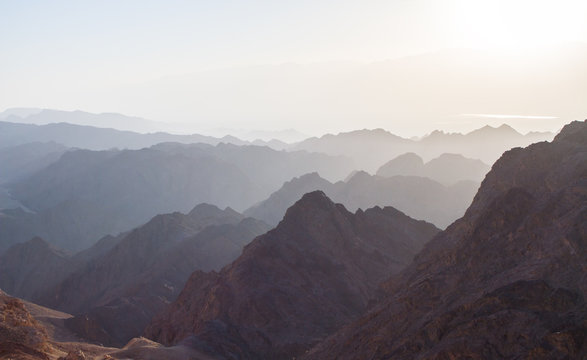Fototapeta Sunrise over Red sea
