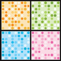 Circles seamless pattern