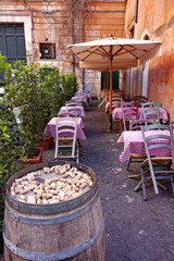 Terrasse de restaurant