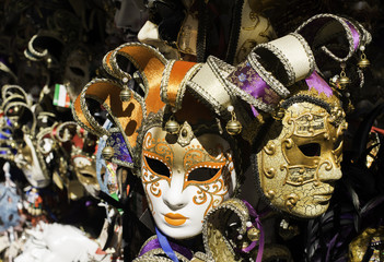 Venetian carnival masks