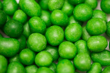 Green sweets as a background
