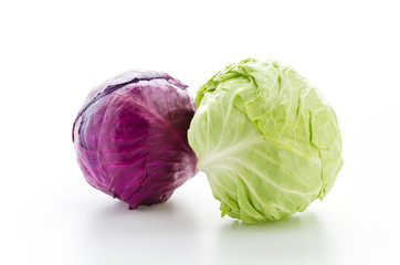 Fototapeta premium Cabbage isolated on white