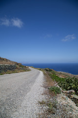 Grecia, strada sulla costa